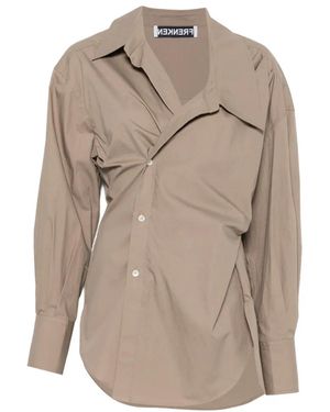 frenken Asymmetric Shirt - Natural