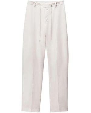 Alexander Wang Drawcord Tailored Trousers - White