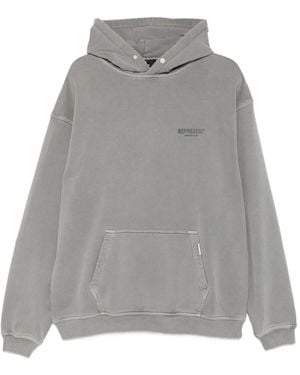 Represent Logo-print Hoodie - グレー