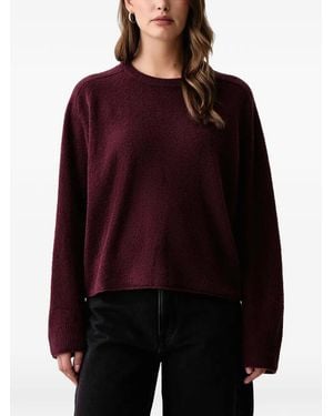 Marc O' Polo Bouclé-Knit Jumper - Red
