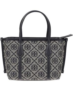Tory Burch Perry Monogram Tote Bag - ブラック