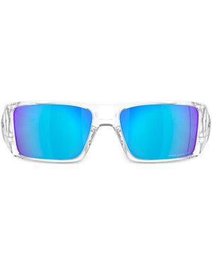 Oakley Heliostat Rectangle-Frame Sunglasses - Blue