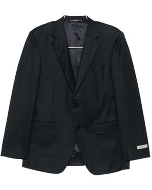 Canali Traje con solapa de muesca - Negro