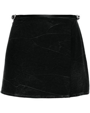 Givenchy Denim Mini Skirt - Black