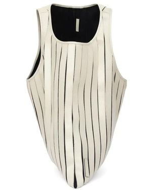 Louis-Gabriel Nouchi Panelled Leather Tote Bag - White