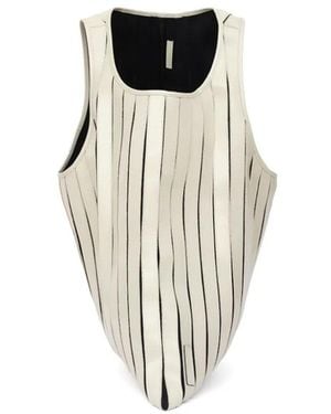 Louis-Gabriel Nouchi Paneled Leather Tote Bag - White