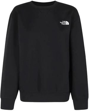 The North Face ロゴ スウェットシャツ - ブラック