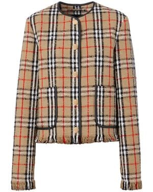 Burberry Checl Motif Jacket - Multicolour