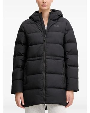 Jack Wolfskin Frozen Palace Hooded Zip-Fastening Coat - Black
