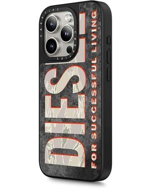 DIESEL・ CASSETIFY 【iPhone 16pro】 Diesel x CASETiFY Moulded iPhone 16 Pro Case | Black