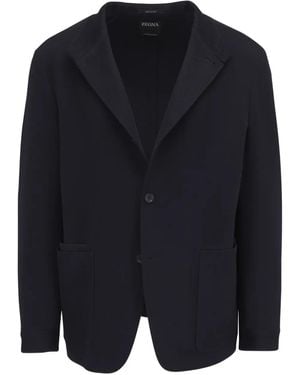 ZEGNA Kasjmier Blazer - Blauw