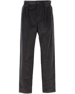Dolce & Gabbana Velvet Trousers - Black