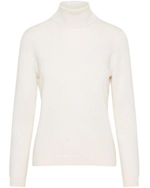 Barba Napoli Roll-Neck Jumper - White