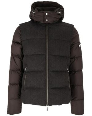 Moorer Casciano-Se9 Hooded Padded Jacket - Black