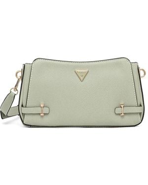 Guess Rosalba Buckle Cross Body Bag - Grey
