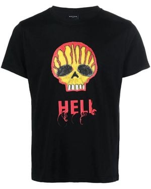BOTTER Graphic-Print Organic Cotton T-Shirt - Black