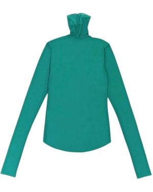 CALLIPYGIAN Turtleneck Top - Green