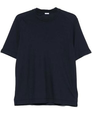 Malo Gestricktes T-Shirt - Blau