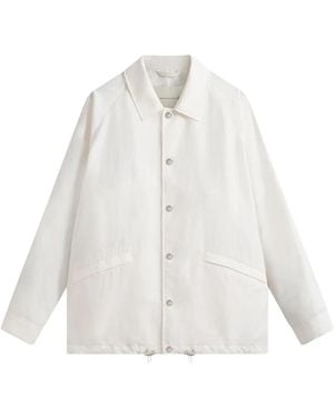 Mackintosh Carron Button-Up Jacket - White