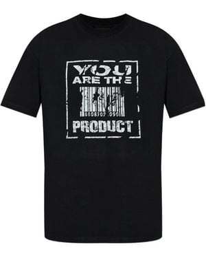 44 Label Group Graphic-Print T-Shirt - Black