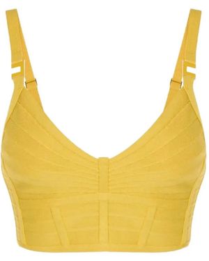 Elisabetta Franchi Top - Yellow