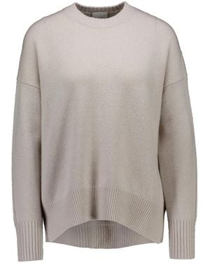 Allude Pullover Mit Rundhalsausschnitt - Grau