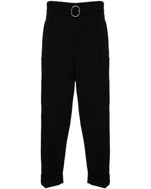 Jil Sander Wool Trousers - Black