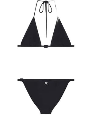 Courreges Buckle Bikini - Black