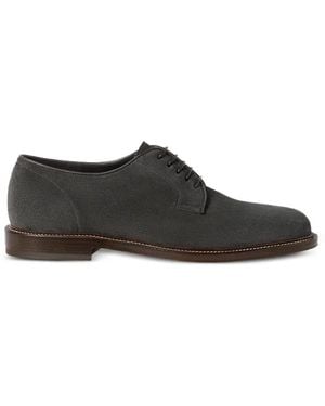 Brunello Cucinelli Zapatos Derby Reversible - Negro