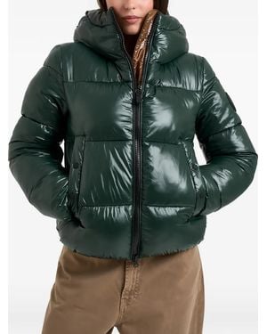 Save The Duck Biddy Hooded Jacket - Green