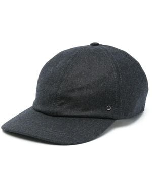 Canali Baseballkappe Aus Wollfilz - Grau