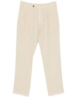 MC2 Saint Barth Pantalon À Poches Passepoilées - White