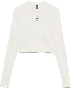 adidas By Stella McCartney ロゴ ロングtシャツ - ホワイト