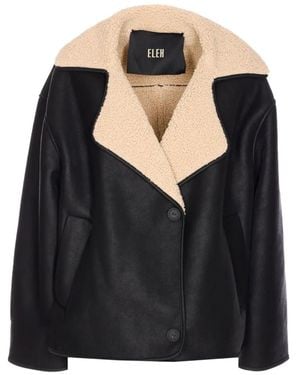 ELEH Button-Fastening Jacket - Black