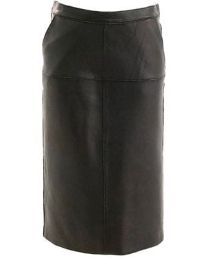 P.A.R.O.S.H. Knee-Length Midi Skirt - Black