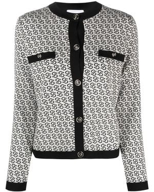Ferragamo Gancini Galoure Knitted Jacket - Multicolour