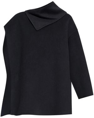 Fabiana Filippi アシンメトリー ジャケット - ブルー