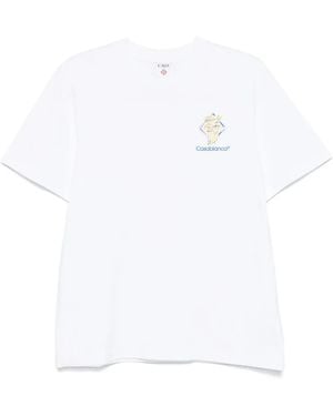 Tシャツ・カットソー Casablanca 'Surreal pool' shirt (MS25SH00307 SURREALPOOL) Casablanca Surreal Pool T-shirt | White | FARFETCH