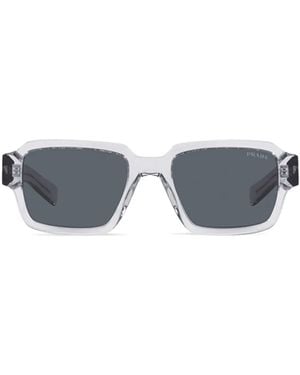 Prada スクエアフレーム サングラス - ブルー