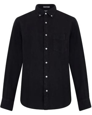 GANT Long-Sleeve Linen Shirt - Blue