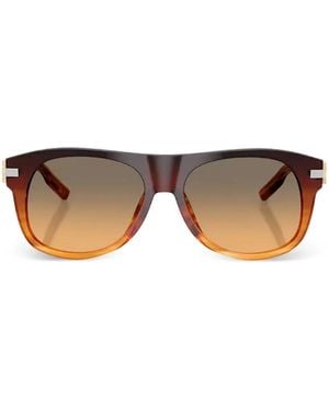 Dolce & Gabbana Gafas De Sol Con Montura Cuadrada - Marrón