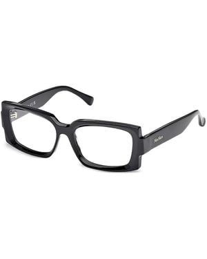 Max Mara Eyewear Rectangle-Frame Glasses - Black