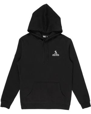 Marsh Maille Phantom Logo-Print Hoodie - Black