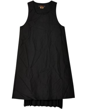 COMME DES GARÇON BLACK プリーツディテール シャツ - ブラック