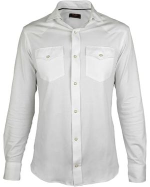 Moorer Flap-Pocket Shirt - Gray