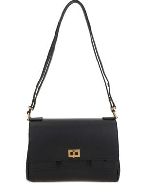 Balenciaga Bel Air Xs Flap Shoulder Bag - Black