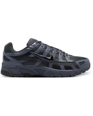 Nike P-6000 Panelled Trainers - Blue