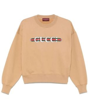Gucci ロゴ スウェットシャツ - ナチュラル