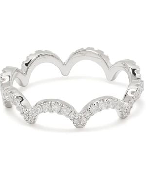 Apm Monaco Gewelfde Ring - Wit