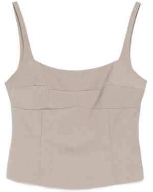 St. Agni Sleeveless Top - Grey